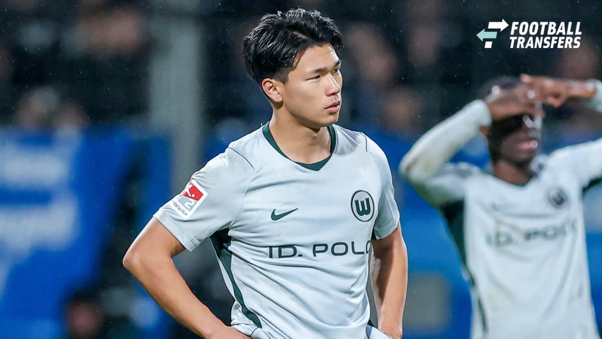 October 23, 2026, Soccer, VfL Bochum vs. VfL Wolfsburg, 2. Bundesliga, Matchday 9, Vonovia Ruhrstadion, 2026–27 Season: Kento Shiogai (VfL Wolfsburg 07) Disappointed—Disappointment after goal disallowed by VAR following video review. DFB regulations...
