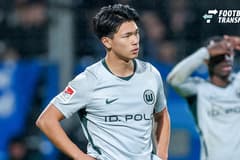 October 23, 2026, Soccer, VfL Bochum vs. VfL Wolfsburg, 2. Bundesliga, Matchday 9, Vonovia Ruhrstadion, 2026–27 Season: Kento Shiogai (VfL Wolfsburg 07) Disappointed—Disappointment after goal disallowed by VAR following video review. DFB regulations...