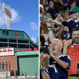 Scotland supporters, Boston Red Sox, Fenway Park