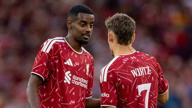 Alexander Isak and Florian Wirtz