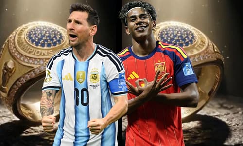 Lionel Messi, Lamine Yamal, World Cup rings