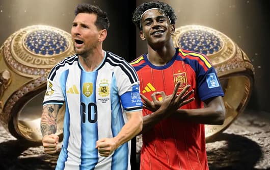 Lionel Messi, Lamine Yamal, World Cup rings