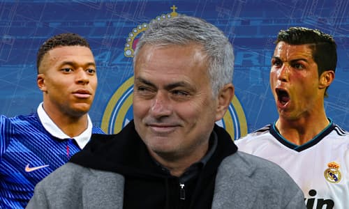 Jose Mourinho, Kylian Mbappe, Cristiano Ronaldo, Real Madrid