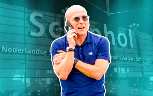 Alex Kroes, Ajax, Schiphol