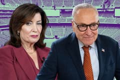 New York governor Kathy Hochul, New York Senator Chuck Schumer