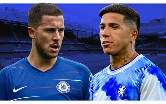Eden Hazard, Enzo Fernandez, Chelsea