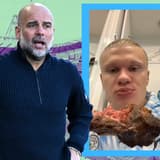 Pep Guardiola, Erling Haaland