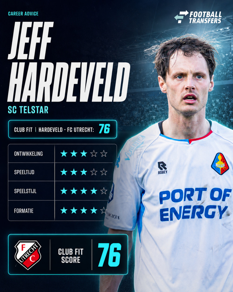 Jeff Hardeveld, FC Utrecht, Career Advice
