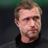 October 16, 2026, Bundesliga Soccer, Eintracht Frankfurt vs. 1. FC Köln, from left, Sports Director Markus Krösche, Eintracht Frankfurt. DFL and DFB regulations prohibit any use of photographs as image sequences and or quasi-video. xdcx Copyright: H...