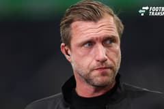 October 16, 2026, Bundesliga Soccer, Eintracht Frankfurt vs. 1. FC Köln, from left, Sports Director Markus Krösche, Eintracht Frankfurt. DFL and DFB regulations prohibit any use of photographs as image sequences and or quasi-video. xdcx Copyright: H...