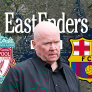 Phil Mitchell, Liverpool vs Barcelona