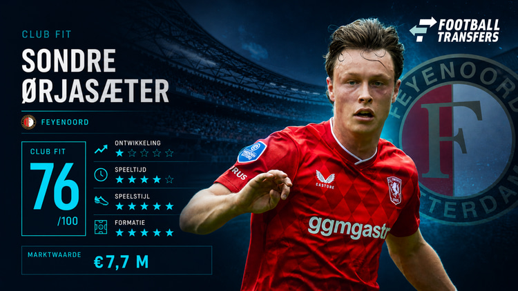 De Club Fit van Sondre Ørjasæter met Feyenoord.