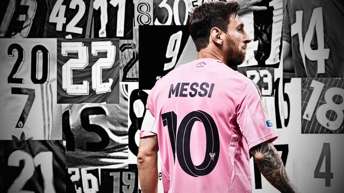 Lionel Messi, kit numbers