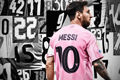 Lionel Messi, kit numbers