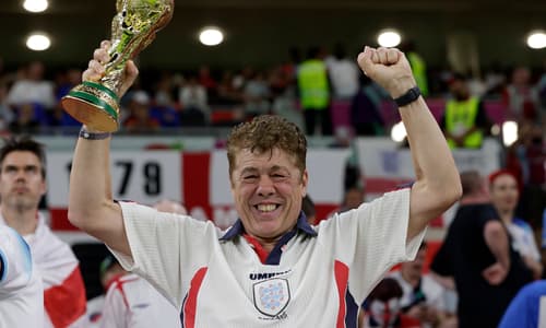 Andy Milne, England fan