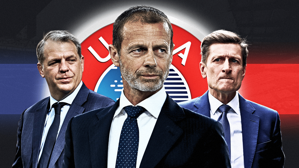 Todd Boehly, Aleksandar Ceferin, Steve Parish, UEFA