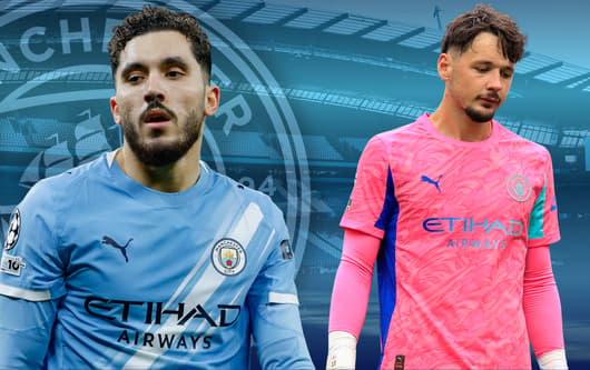 Man City Rayan Cherki James Trafford