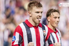Devin Haen kende een sterk seizoen 2025/26 en laat nu in de Eredivisie ook zien wat hij in huis heeft. De spits van Willem II lijkt het op basis van data van FootballTransfers in zich te hebben om op korte termijn een volgende stap te zetten. U...