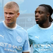 Erling Haaland, Jeremy Doku, Man City