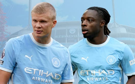 Erling Haaland, Jeremy Doku, Man City