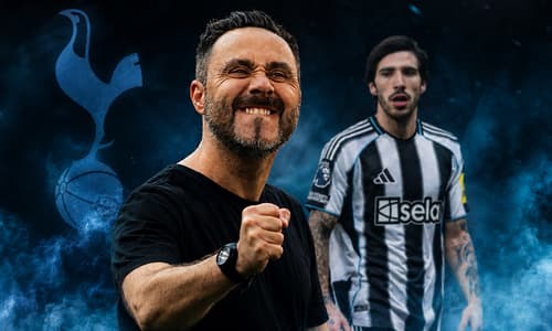Roberto De Zerbi, Sandro Tonali, Tottenham, 2025/26