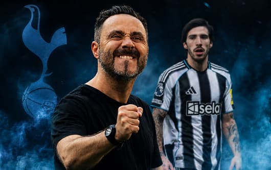Roberto De Zerbi, Sandro Tonali, Tottenham, 2025/26