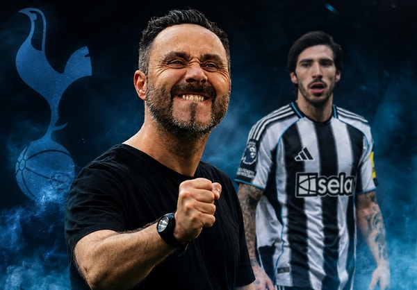 Roberto De Zerbi, Sandro Tonali, Tottenham, 2025/26