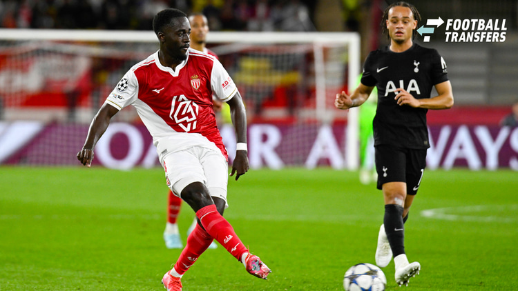 Jordan Teze in actie namens AS Monaco.