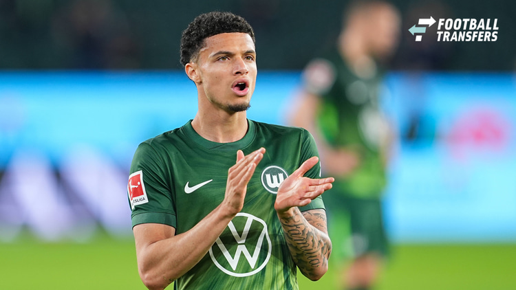 Kevin Paredes in het shirt van VfL Wolfsburg.