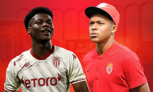Aurelien Tchouameni, Kylian Mbappe, Monaco