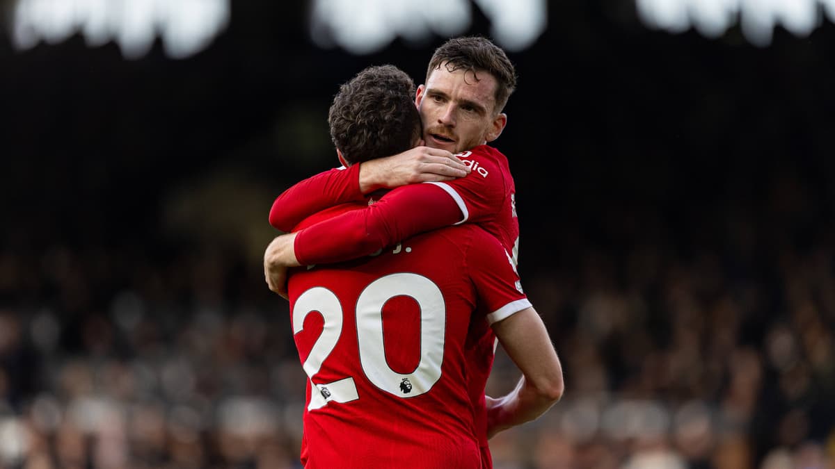 Diogo Jota and Andy Robertson