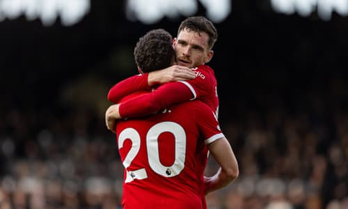 Diogo Jota and Andy Robertson