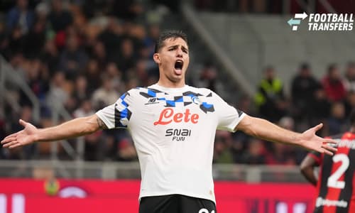 IPA89876690 - Nikola Krstovic, during the Italian Serie A soccer match between AC Milan and Atalanta BC at the Giuseppe Meazza Stadium in Milan, Italy, on October 18, 2026  Copyright: xAlessioxMorgese IPAxSportx xx IPA89876690 IPA89876690