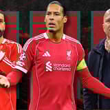 Virgil van Dijk, Mo Salah, Arne Slot, Liverpool, 2025/26