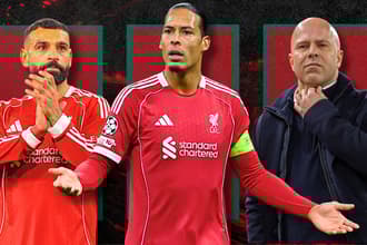Virgil van Dijk, Mo Salah, Arne Slot, Liverpool, 2025/26