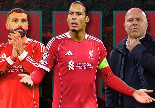 Virgil van Dijk, Mo Salah, Arne Slot, Liverpool, 2025/26