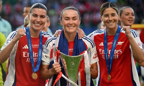 Arsenal, Women's Champions League winners, 2025