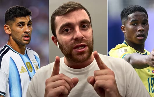 Fabrizio Romano, Cristian Romero, Endrick