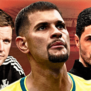 Eddie Howe, Bruno Guimaraes, Mikel Arteta