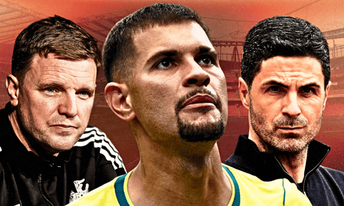 Eddie Howe, Bruno Guimaraes, Mikel Arteta