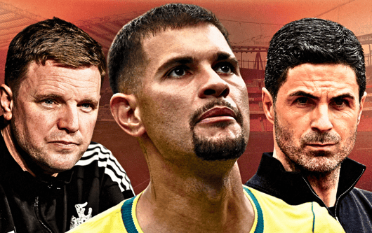 Eddie Howe, Bruno Guimaraes, Mikel Arteta