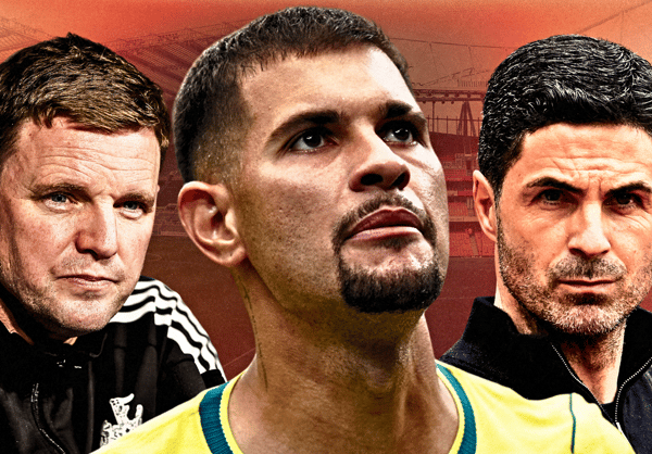 Eddie Howe, Bruno Guimaraes, Mikel Arteta