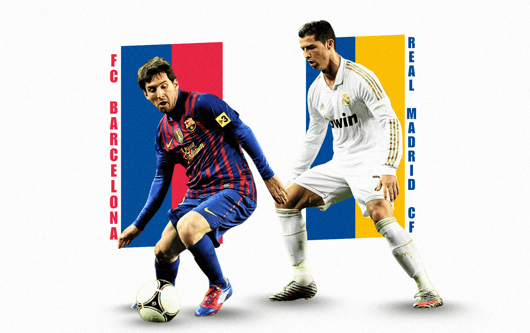 Lionel Messi, Barcelona, Cristiano Ronaldo, Real Madrid, El Clasico