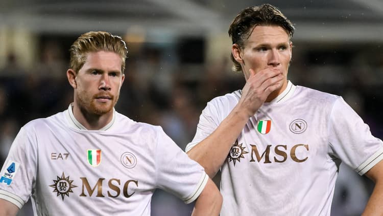 Kevin de Bruyne and Scott McTominay