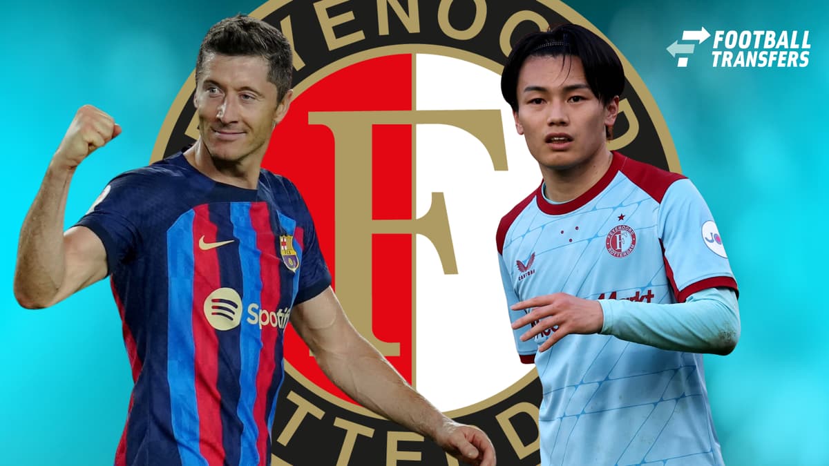 Robert Lewandowski, Ayase Ueda, Feyenoord