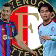 Robert Lewandowski, Ayase Ueda, Feyenoord