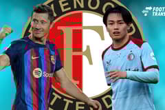 Robert Lewandowski, Ayase Ueda, Feyenoord