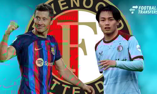 Robert Lewandowski, Ayase Ueda, Feyenoord