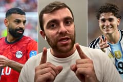 Fabrizio Romano, Mohamed Salah, Julian Alvarez