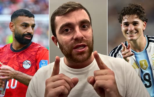 Fabrizio Romano, Mohamed Salah, Julian Alvarez